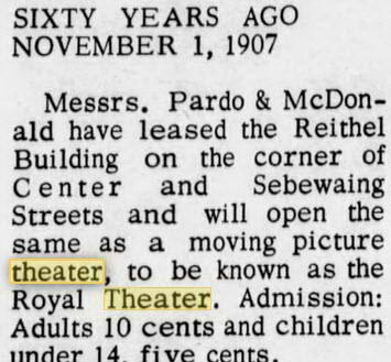Lincoln Theatre - Nov 2 1967